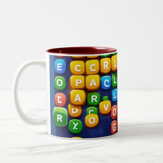 Dreamy Letters Printed Tasse (Links)