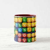 Dreamy Letters Printed Tasse (Mittel)