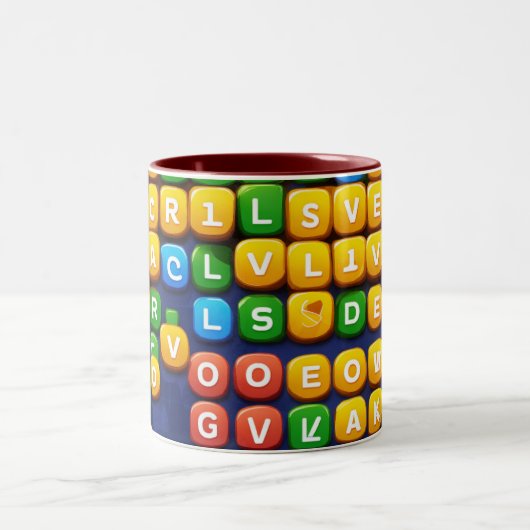 Dreamy Letters Printed Tasse (Mittel)