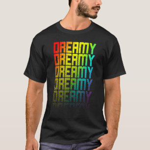 Dreamy Lgbtq+ Rainbow Gay Pride Text Fade Graphic T-Shirt