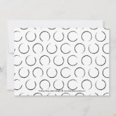 Dreamy Liebe EDITABLE FARBEITER Save the Date Kart (Rückseite)