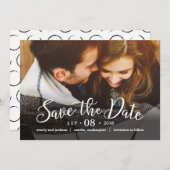 Dreamy Liebe EDITABLE FARBEITER Save the Date Kart (Vorne/Hinten)