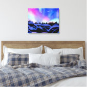 Dreamy Lights Leinwanddruck (Insitu (Schlafzimmer))