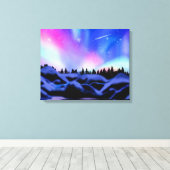 Dreamy Lights Leinwanddruck (Insitu (Holzboden))