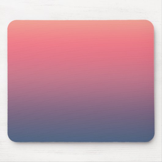 Dreamy Lila Blue & Pink Gradient Mousepad (Vorne)