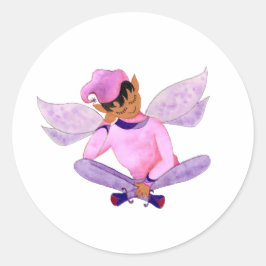 Dreamy Lila Elf Sticker