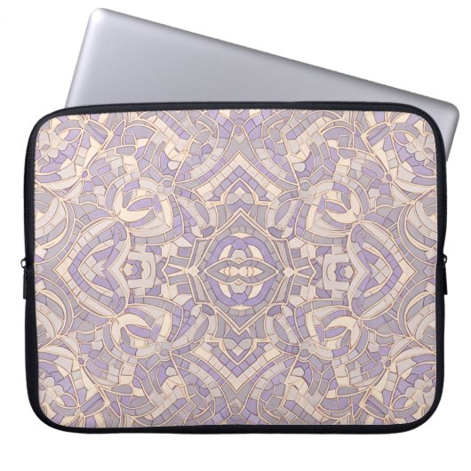 dreamy lilac laptopschutzhülle (Vorderseite)