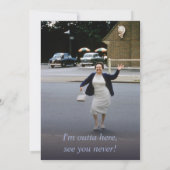 Dreamy Lilac Pastel Watercolor Retirement Party Einladung (Rückseite)