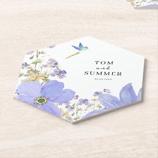 Dreamy Lilac Wedding Untersetzer (angewinkelt)