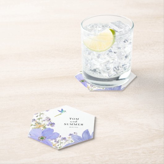 Dreamy Lilac Wedding Untersetzer (Vor Ort)