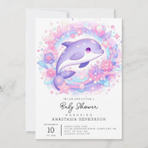 Dreamy Little Dolphin Baby Dusche
