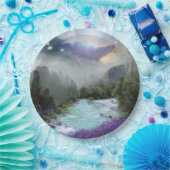Dreamy Magical Landschaftlich Nature Landschaft Pappteller (Party)