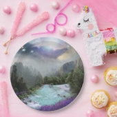Dreamy Magical Landschaftlich Nature Landschaft Pappteller (Party)