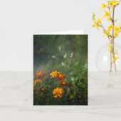 Dreamy marigold fine art photo karte (Gelbe Blume)