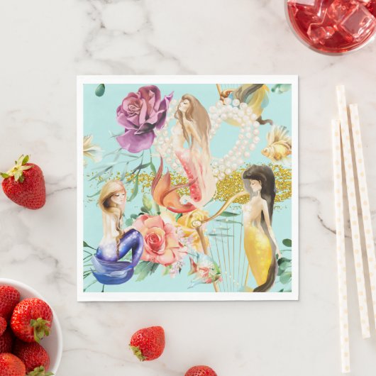 Dreamy Mermaid Serviette (Beispiel)