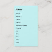 Dreamy Mermaid Siren Business/Visitenkarten Visitenkarte (Rückseite)