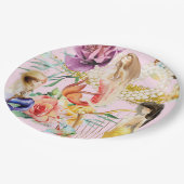 Dreamy mermaids pappteller (Schrägansicht)