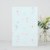 Dreamy Mint Meadow Briefpapier (Stehend Vorderseite)