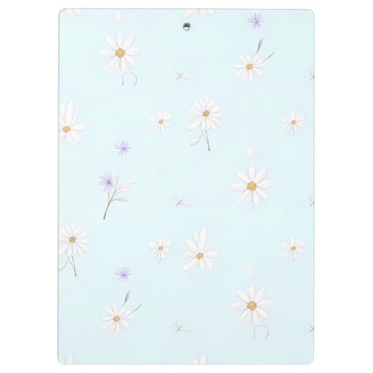 Dreamy Mint Meadow Klemmbrett (Rückseite)