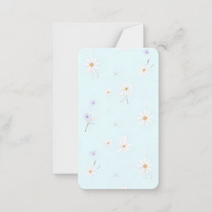 Dreamy Mint Meadow Mitteilungskarte