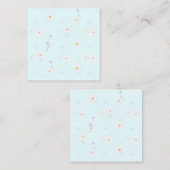 Dreamy Mint Meadow Mitteilungskarte (Vorne/Hinten)