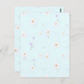 Dreamy Mint Meadow Postkarte (Vorne/Hinten)