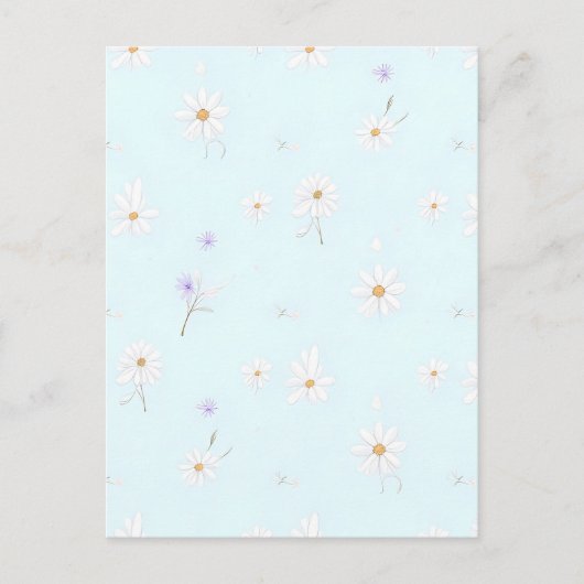 Dreamy Mint Meadow Postkarte (Vorderseite)