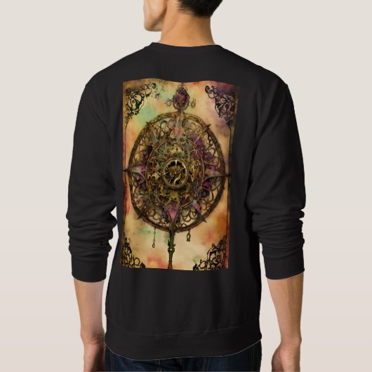 Dreamy Mist Pastel Journals: Kreativität schaffen Sweatshirt (Rückseite)