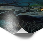 Dreamy Misty Mountain Landschaft Foto Erweiterung (Ecke)