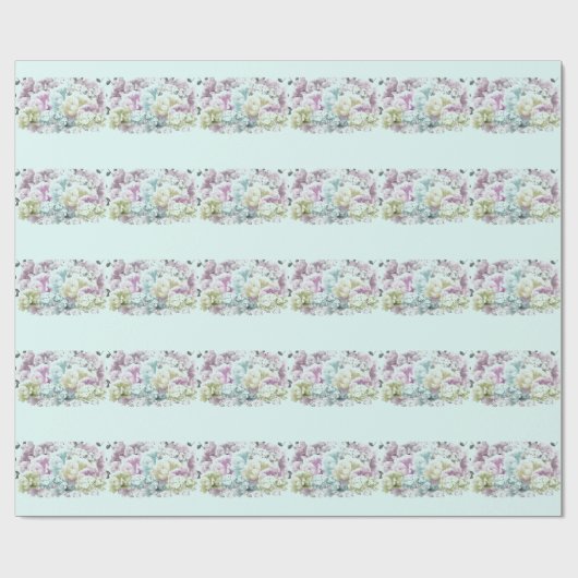 Dreamy Mixed Bouquet Blume Packpapier (Flach)