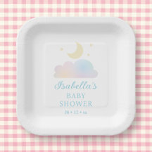 Dreamy Moon and Stars Cloud Nine Baby Dusche