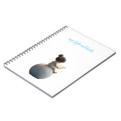 Dreamy Moon Girl Notebook – Cute Celestial Journal Notizblock (Linke Seite)