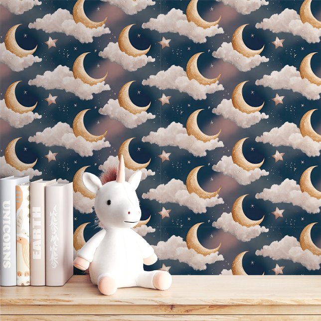 Dreamy Moon und Starry Night Tapete (Von Creator hochgeladen)