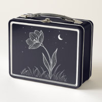 Dreamy Moonlit Blume Kunst, Dichtung und Musik