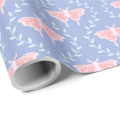 Dreamy Moth & Vine - Whimsikäre Natur Geschenkpapier (Rolleneckpunkt)