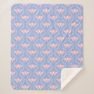 Dreamy Moths & Vines - Whimsikische Motten Sherpadecke