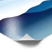 Dreamy Mountain Landschaft Fotodruck (Ecke)