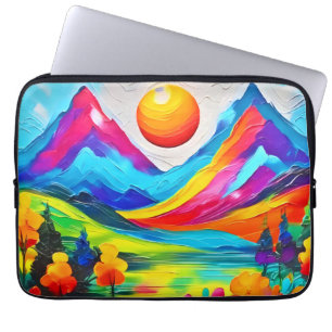 Dreamy Mountain Majestät Malerei Laptopschutzhülle