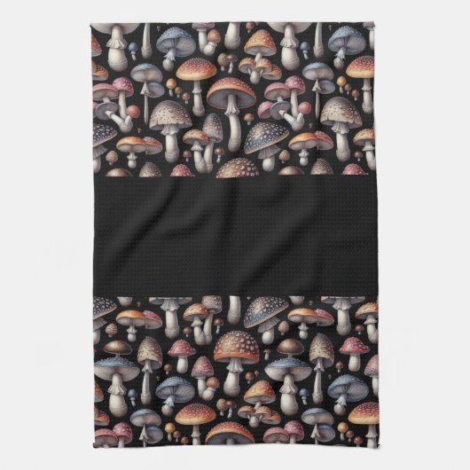 Dreamy Mushrooms Geschirrtuch (Vertikal)