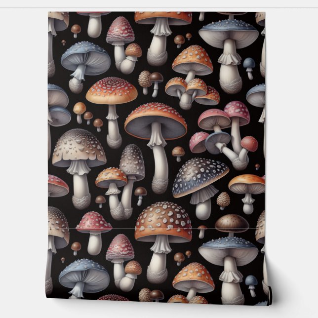 Dreamy Mushrooms Tapete (Abrollen)