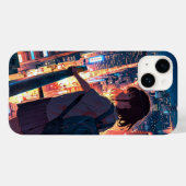 Dreamy Night City Case-Mate iPhone Hülle (Rückseite (Horizontal))