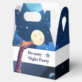 Dreamy Night Party Giraffe Kids Favor Box Geschenkschachtel (Geöffnet)