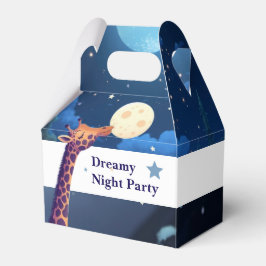 Dreamy Night Party Giraffe Kids Favor Box Geschenkschachtel