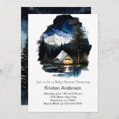 Dreamy Night Sky Adventure Baby Dusche Einladung (Vorne/Hinten)