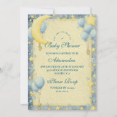 Dreamy Night Sky Baby Dusche Einladung (Vorderseite)