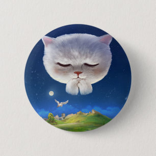 Dreamy Night Sky mit Cat Button