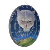 Dreamy Night Sky mit Cat Dartscheibe (Vorderseite Links)