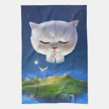 Dreamy Night Sky mit Cat