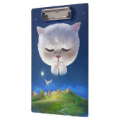 Dreamy Night Sky mit Cat Klemmbrett (Links)