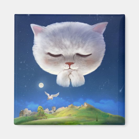 Dreamy Night Sky mit Cat Magnet (Vorne)